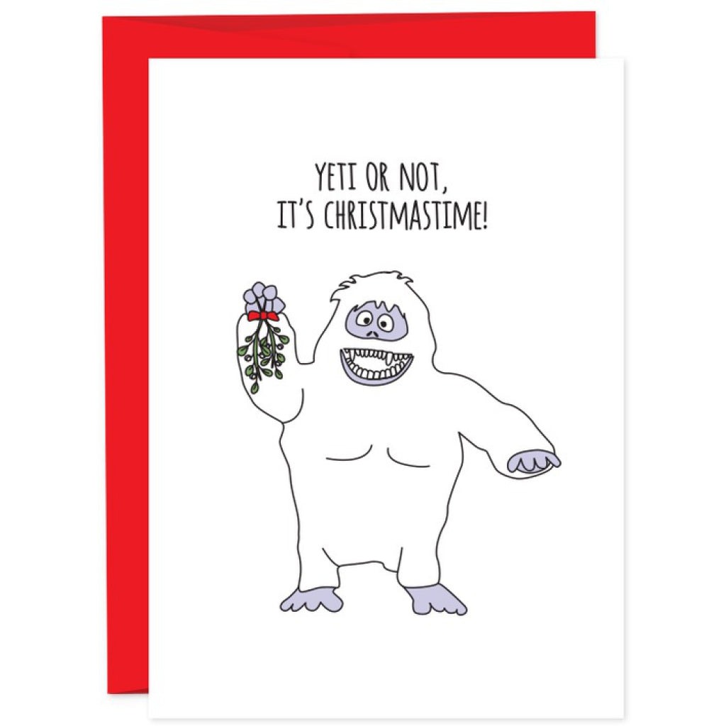 Yeti or Not Christmas Card