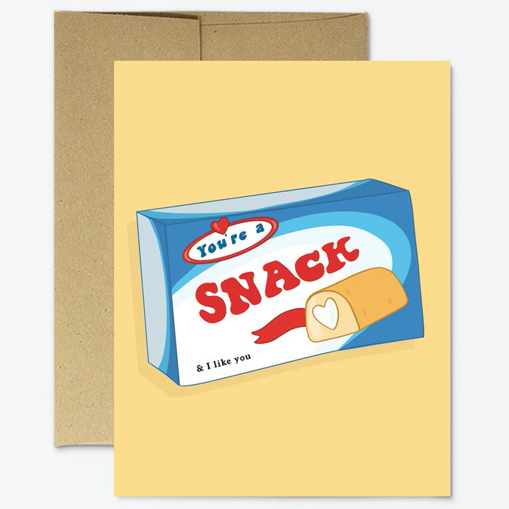 You're A Snack Twinkie Box Card