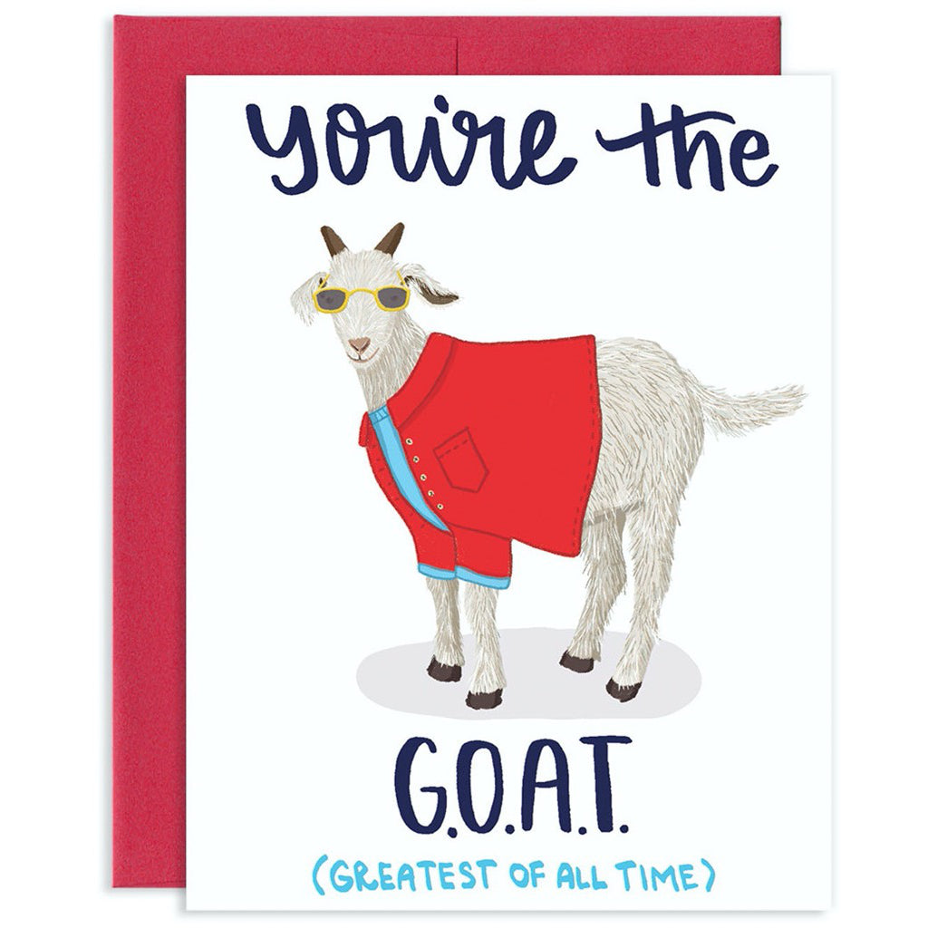You're The GOAT Card