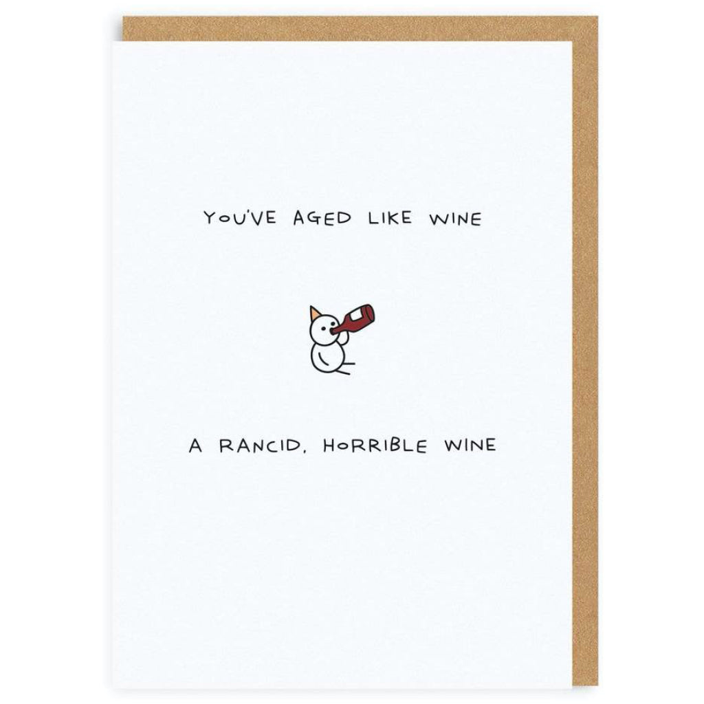 You've Aged Like Wine Card