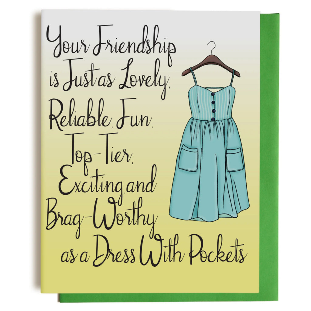 A Dress With Pockets Friendship Card