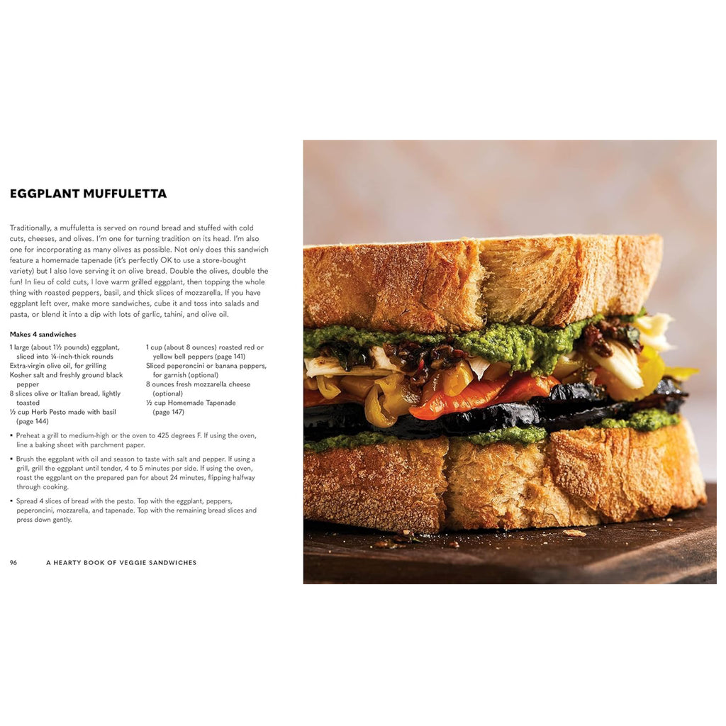 A Hearty Book of Veggie Sandwiches receipe sampe 3.