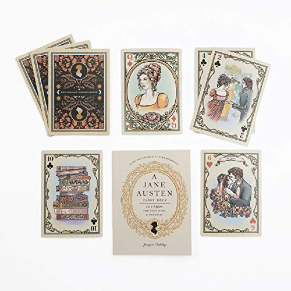 A Jane Austen Tarot Deck cards.