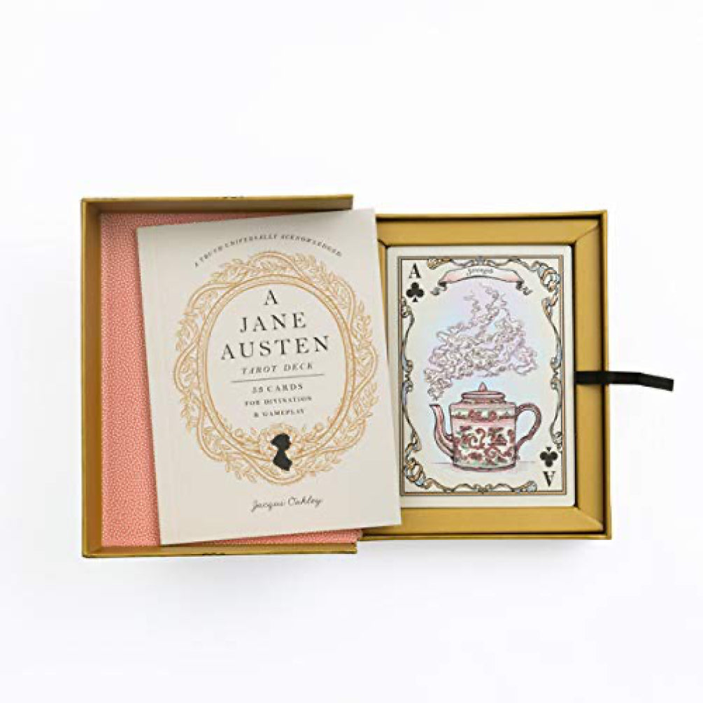 A Jane Austen Tarot Deck contents.