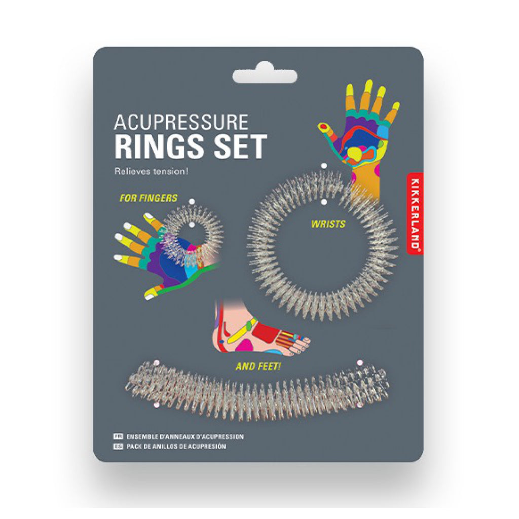 Acupressure Rings Set | Kikkerland – Outer Layer