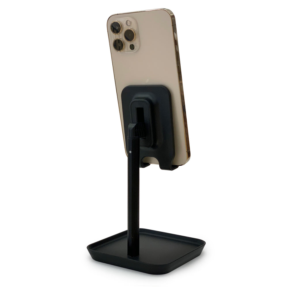 Adjustable Phone Stand Black With Phone