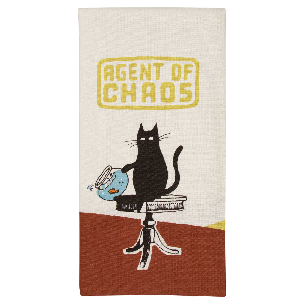 Agent of Chaos Dish Towel back.