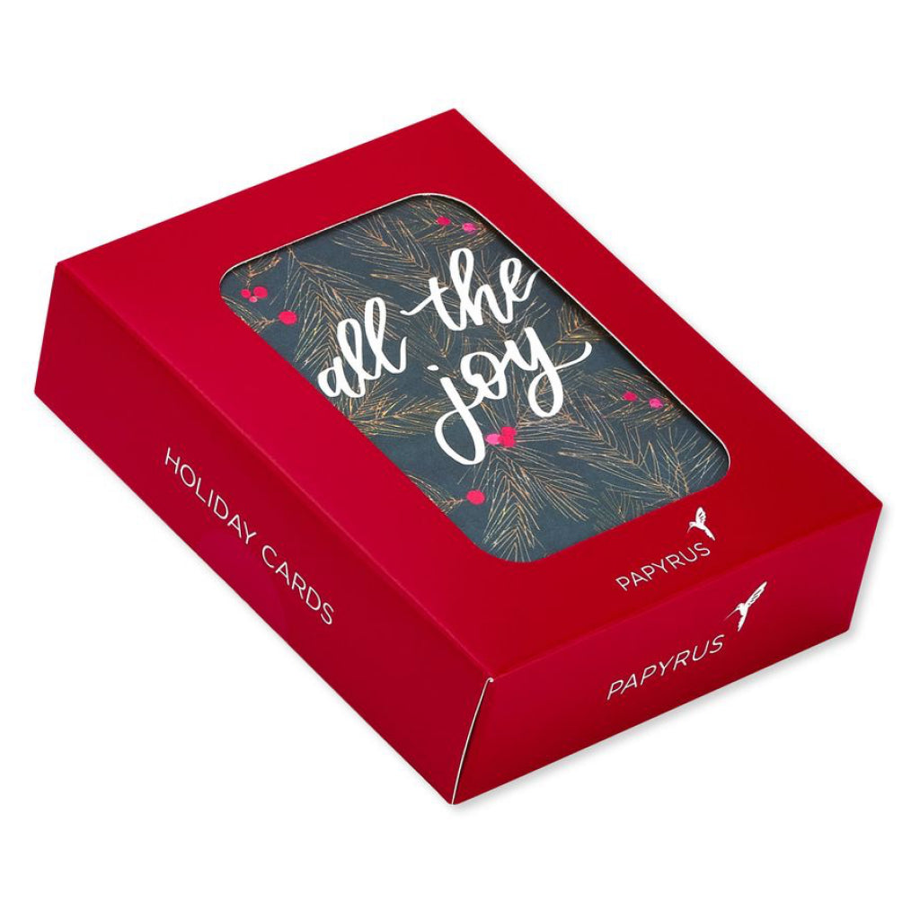 All The Joy Boxed Holiday Cards Packaging