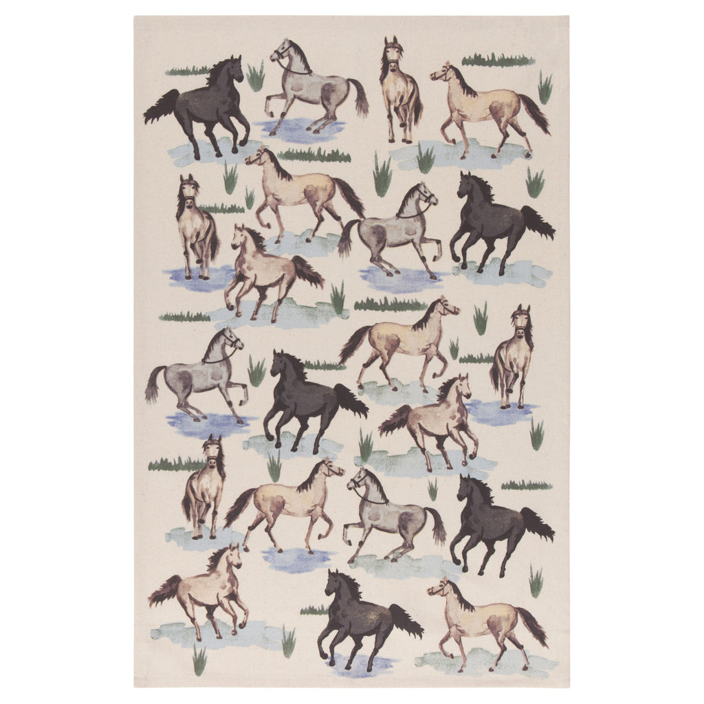 All The Pretty Horses Printed Dishtowel