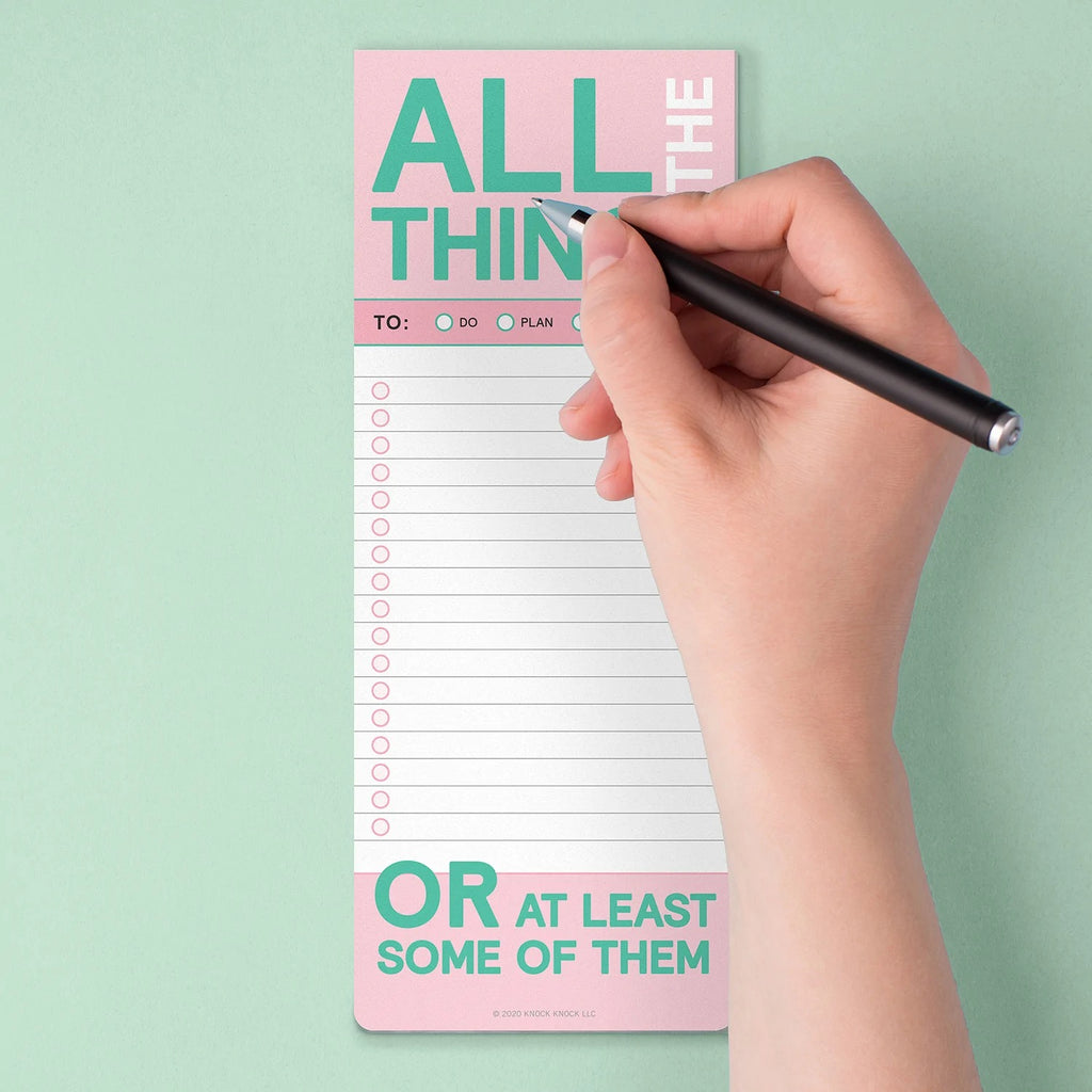 All The Things Make-a-List Pad Lifestyle