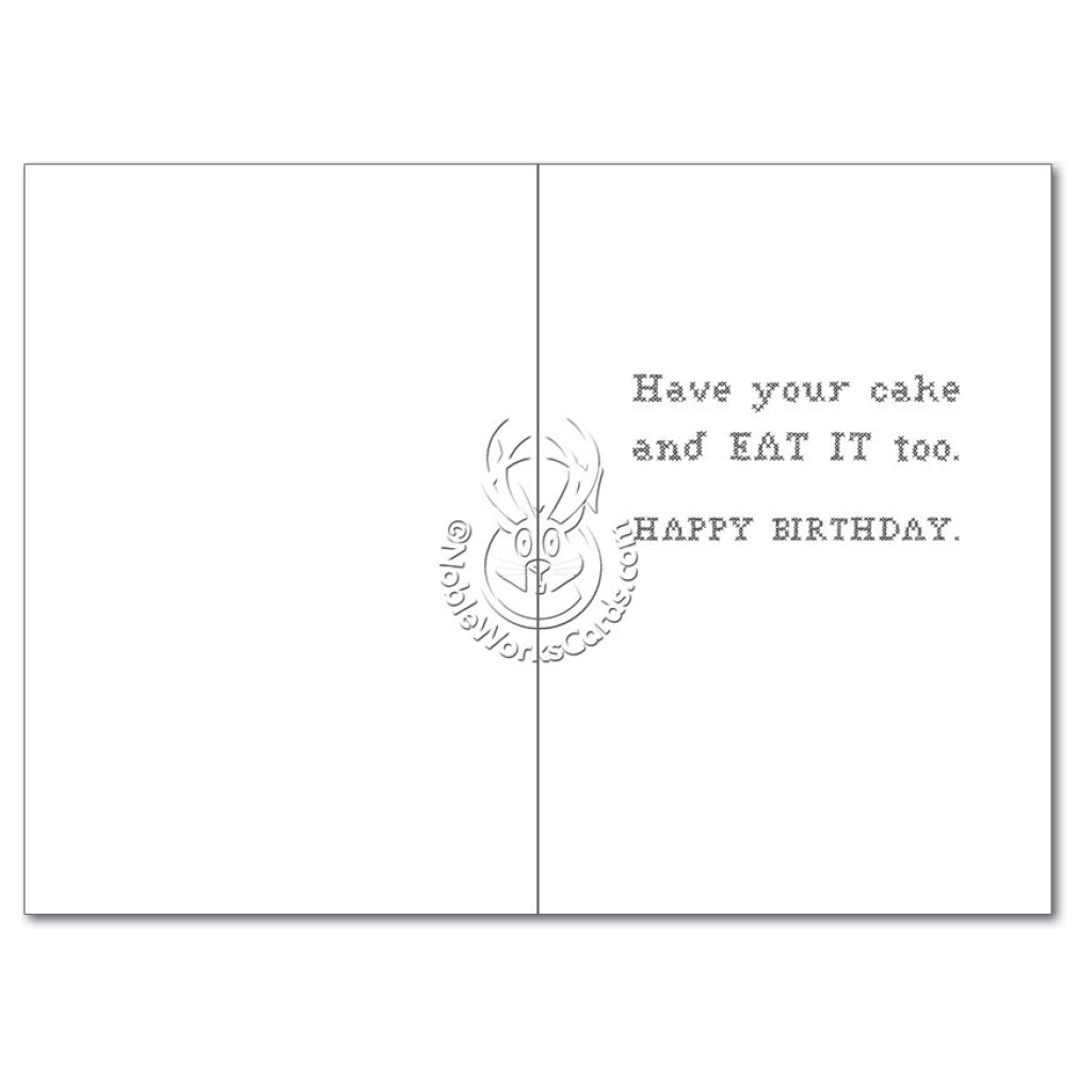 All You Can Eat Birthday Card | Nobleworks – Outer Layer