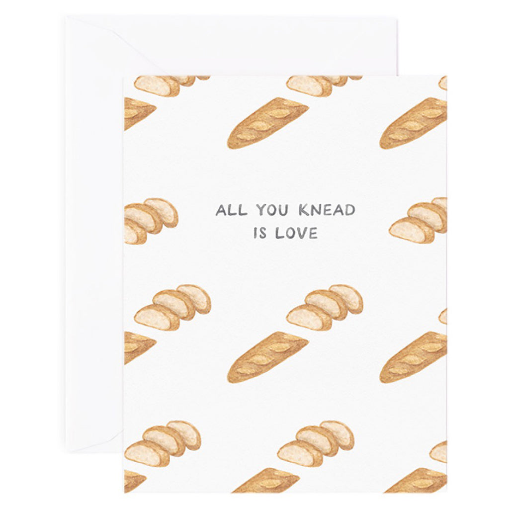 All You Knead Is Love Bread Card