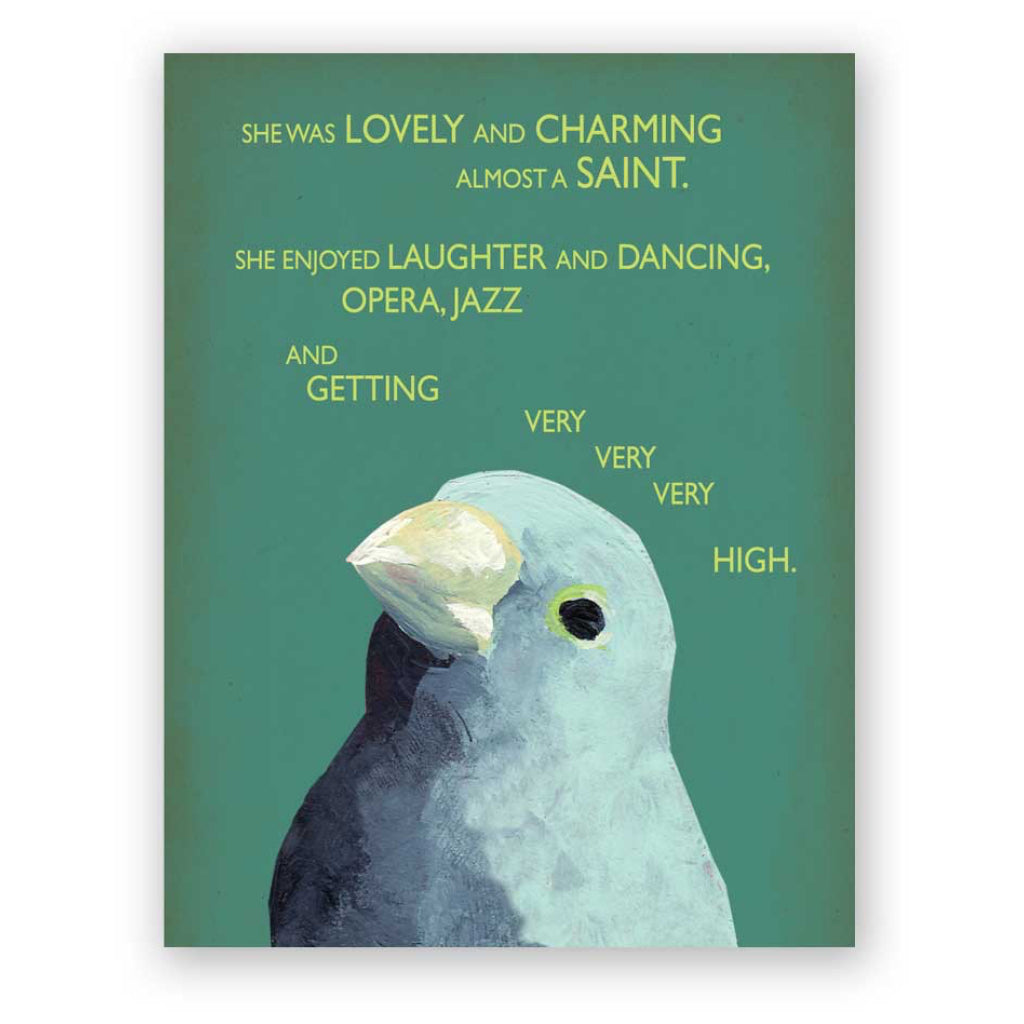 Almost A Saint Card.