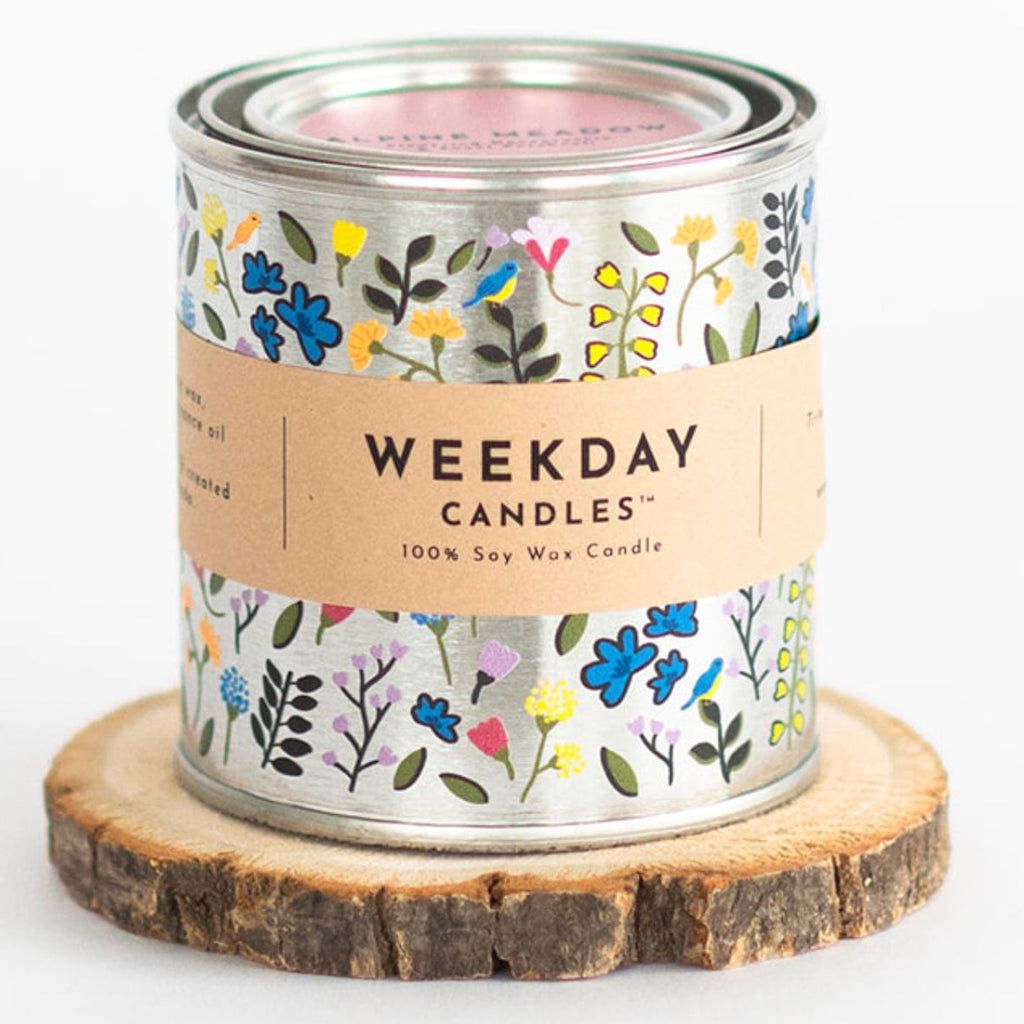 Alpine Meadow Paint Tin Candles.