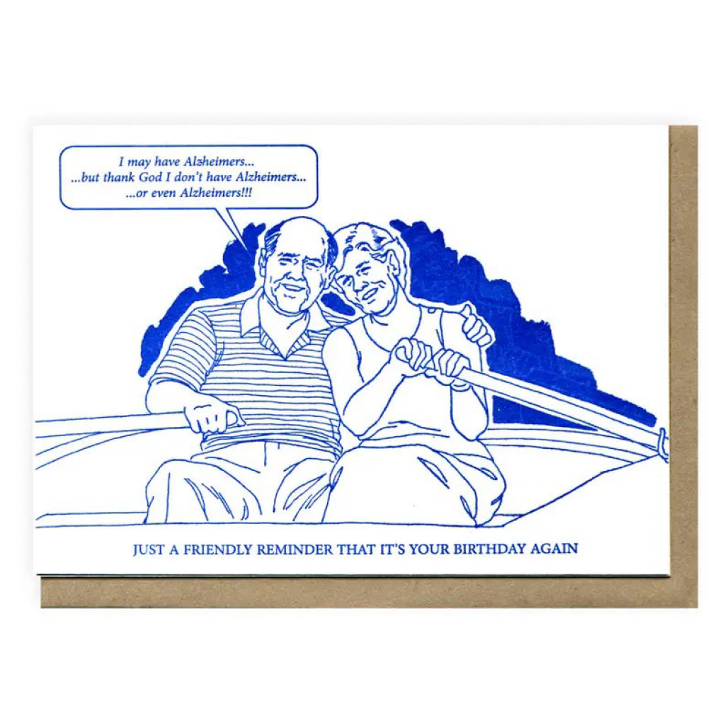 Alzheimers Birthday Card