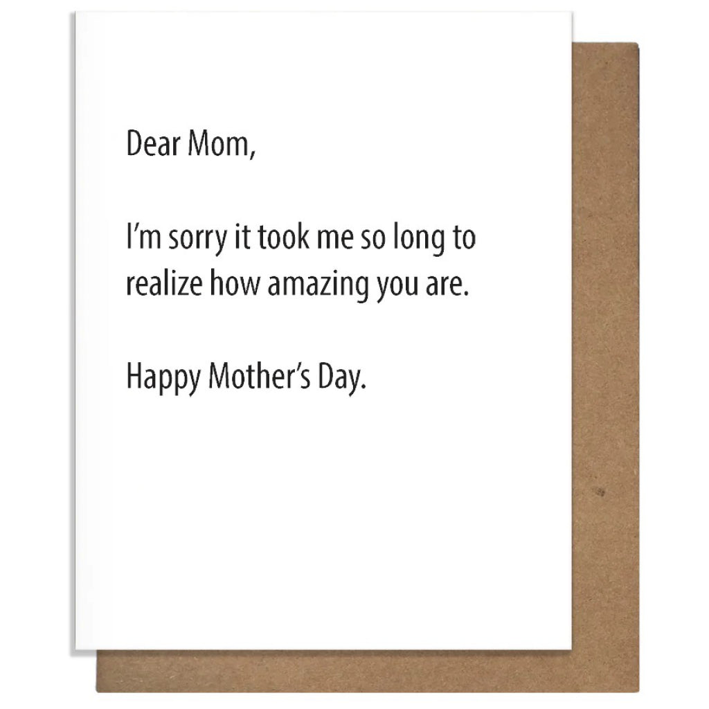 Amazing Mom Mother's Day Card.