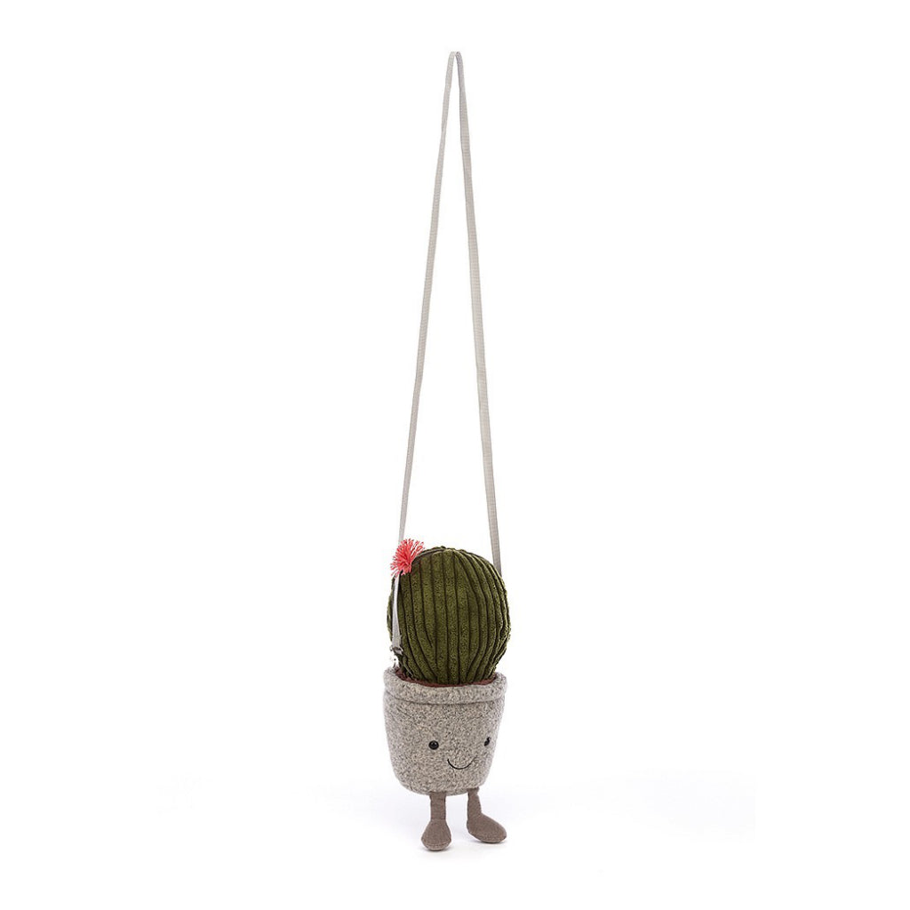 Amuseable Cactus Bag with strap extended.