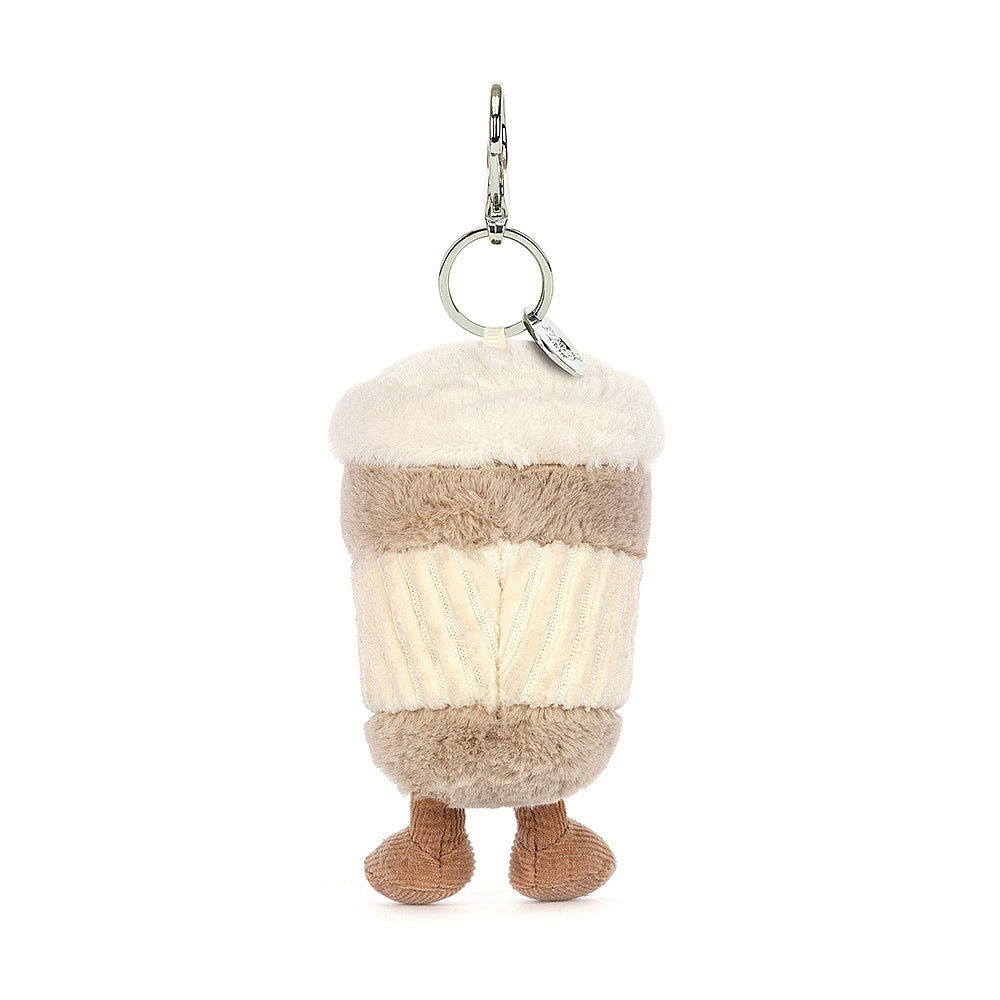 Amuseable Coffee-To-Go Bag Charm back view.