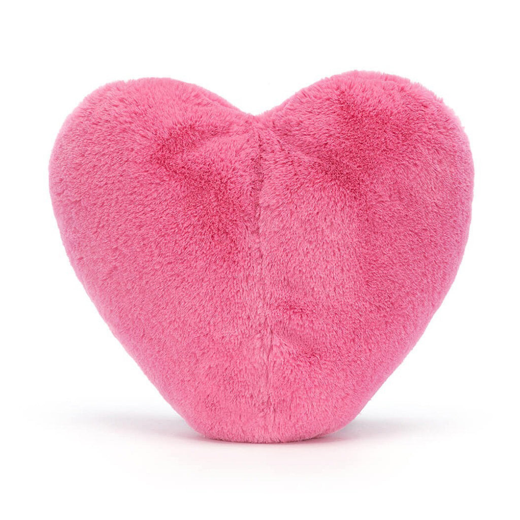 Amuseable Hot Pink Heart Large from the back
