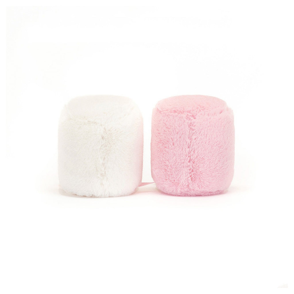 Amuseable Pink and White Marshmallows back view.