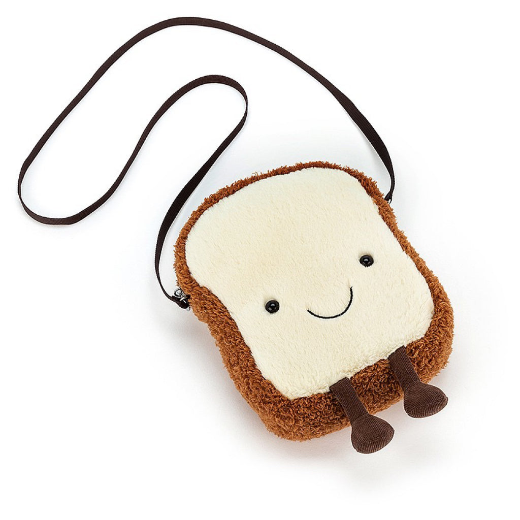 Jellycat Amuseable Toast Bag top view.