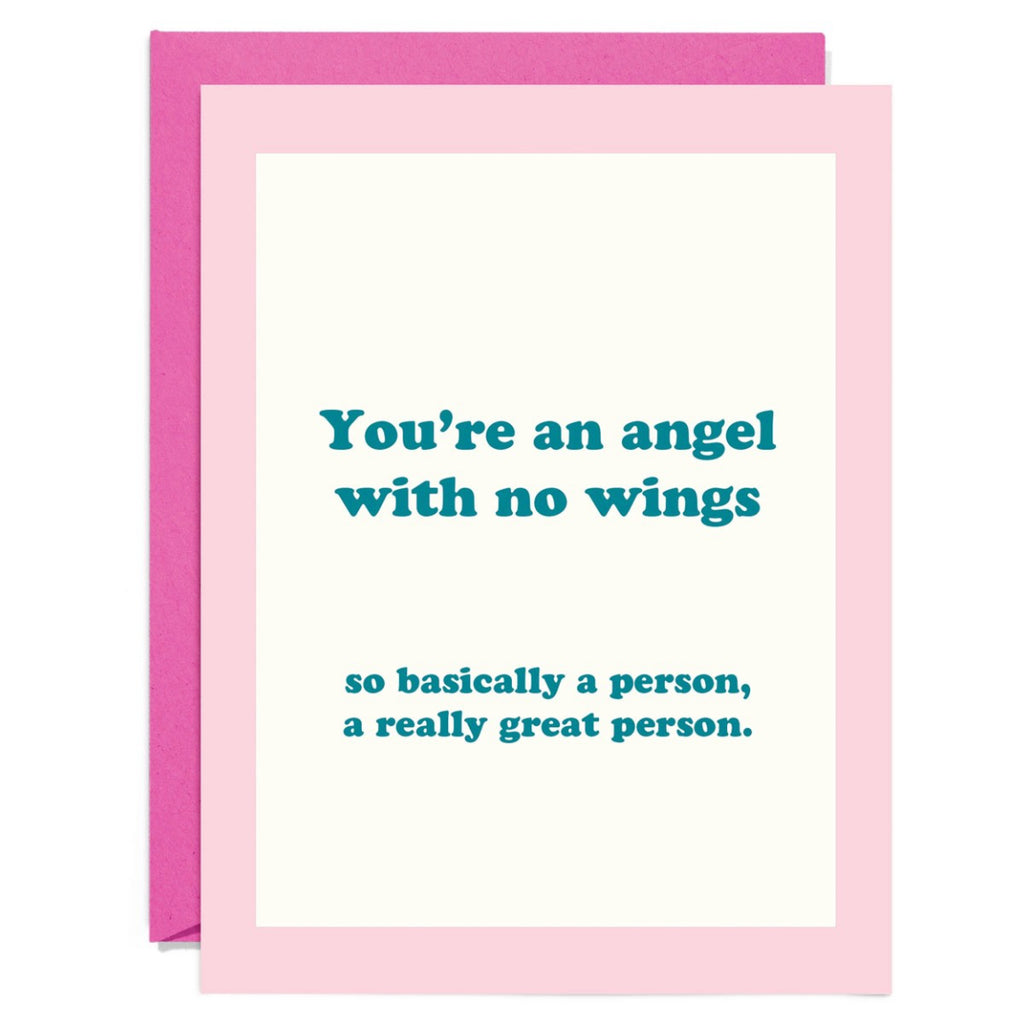 An Angel With No Wings Card