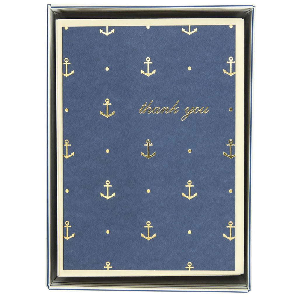 Anchor Thank You Petite Boxed Cards.