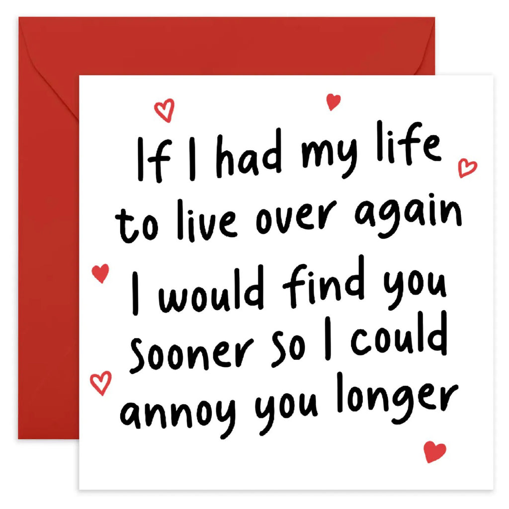 Annoy You Longer Card.
