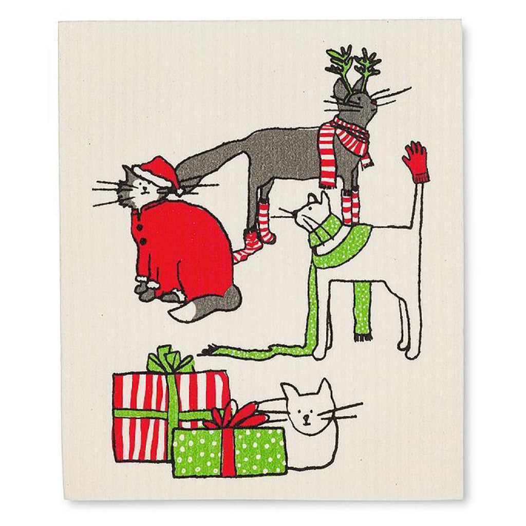 Another cat dishcloth from Sweden.
