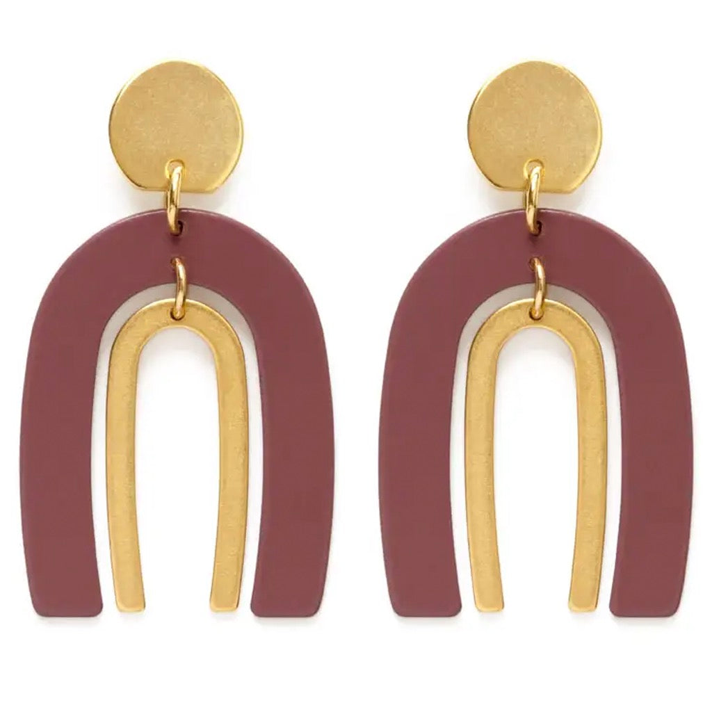 Arches Earrings - Canyon.