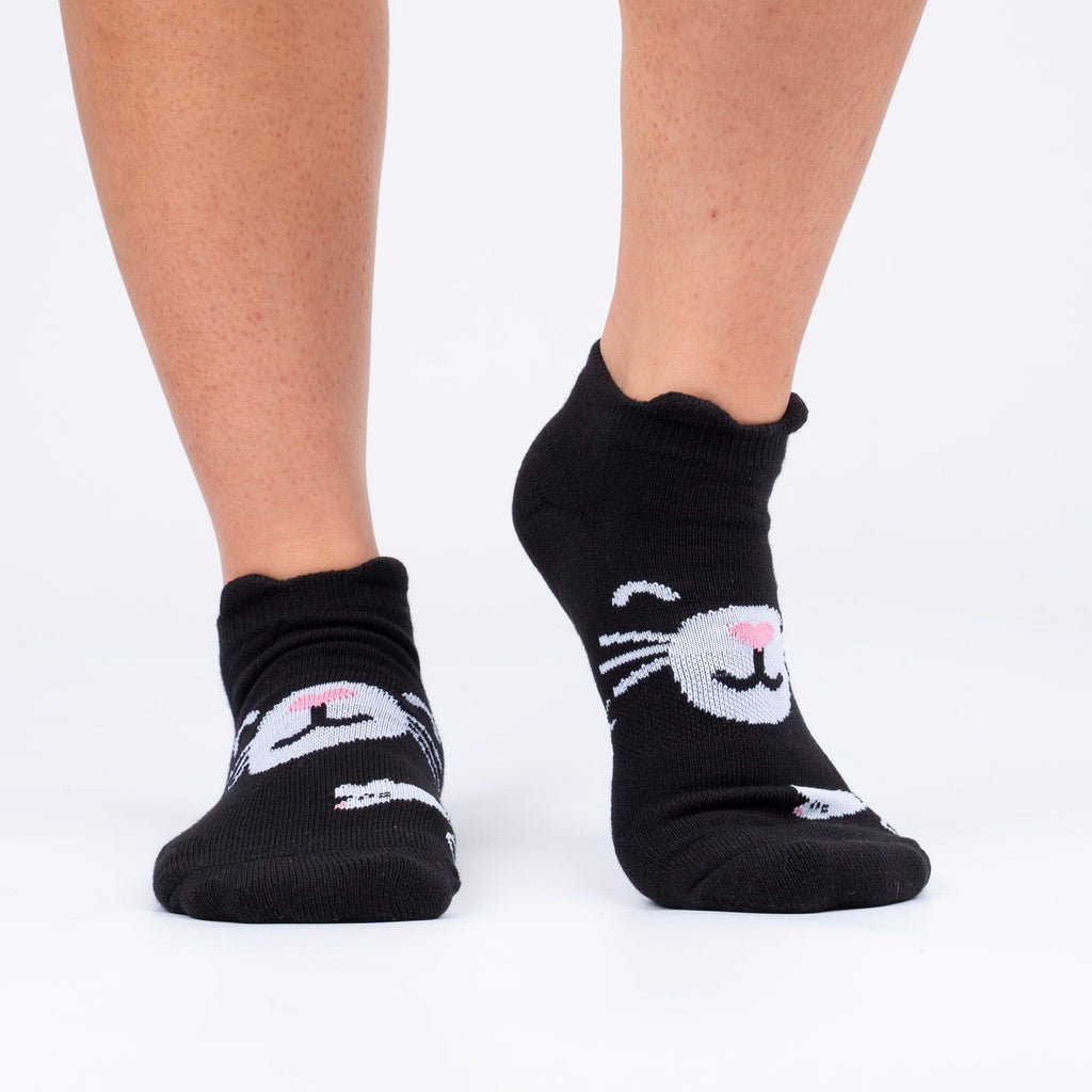 Are You Kitten Me Ankle Socks Front