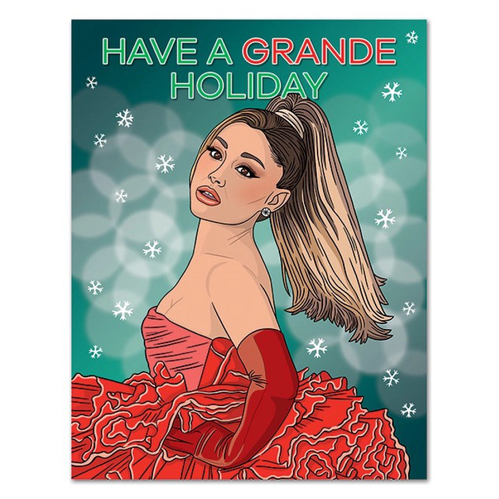 Ariana Grande Holiday Card