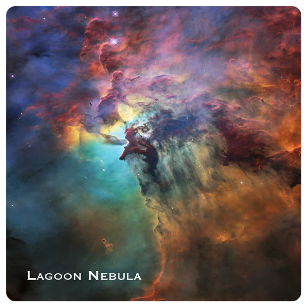 Astrophotography Glass Coasters Lagoon