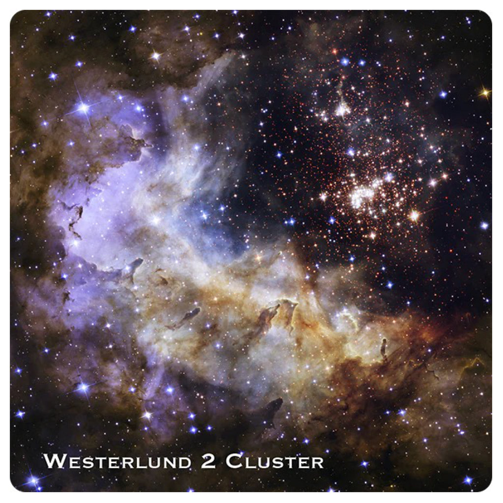 Astrophotography Glass Coasters Westerlund
