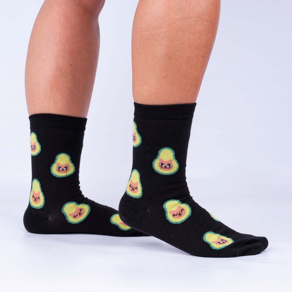 Avocato Womens Crew Socks Lifestyle