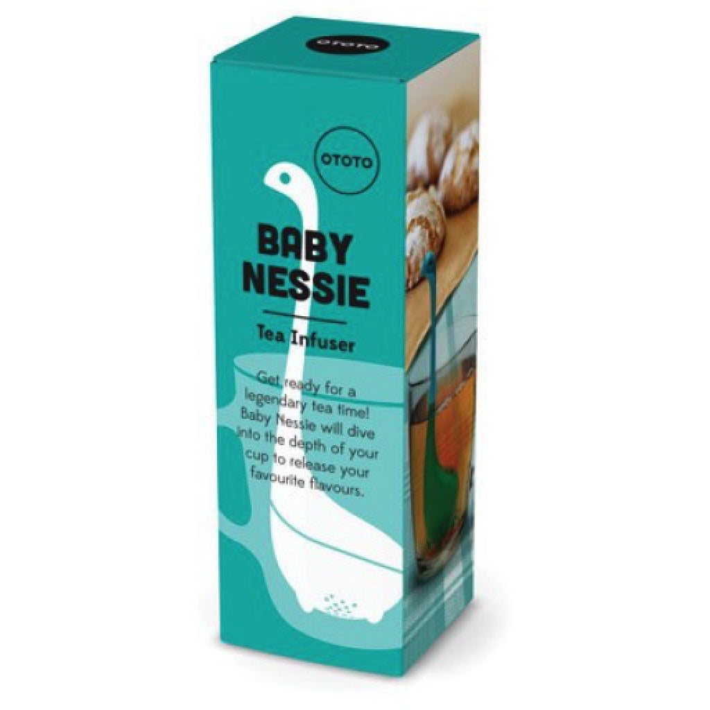 Baby Nessie Tea Infuser - Turquoise box