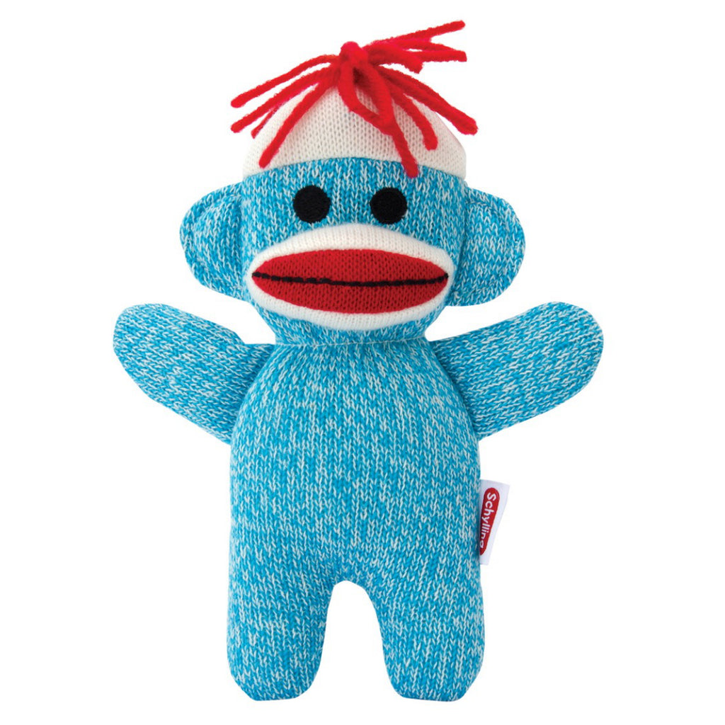 Baby Sock Monkey blue.