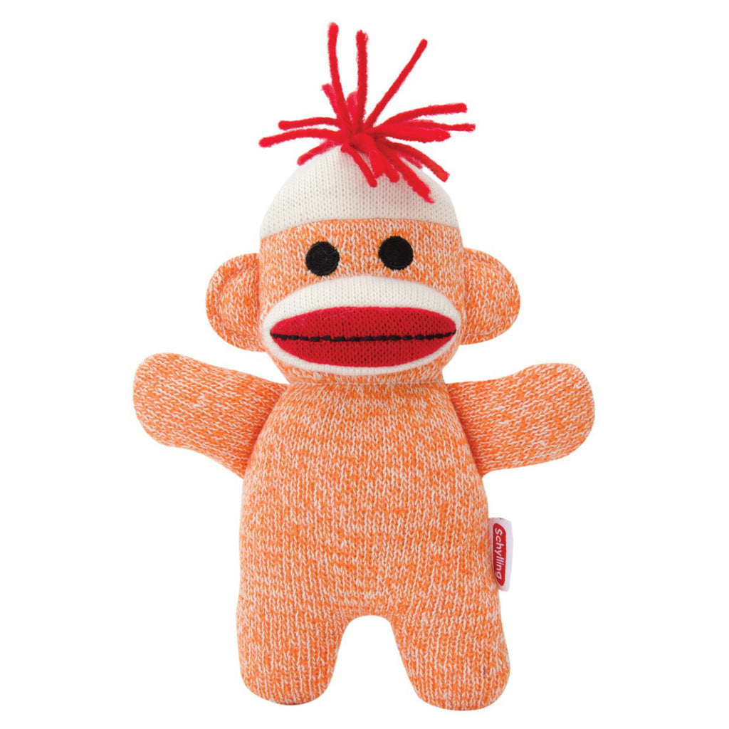 Baby Sock Monkey orange.