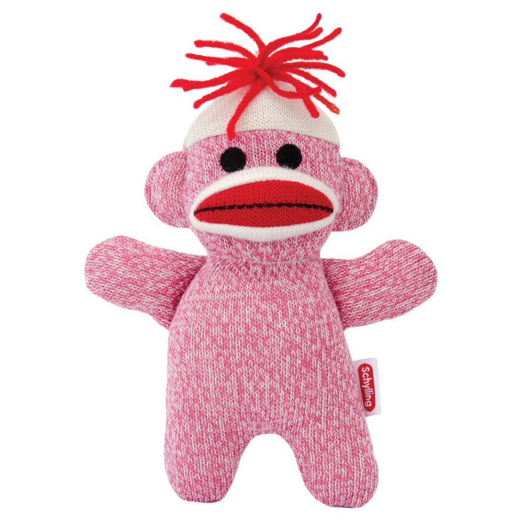 Baby Sock Monkey pink.