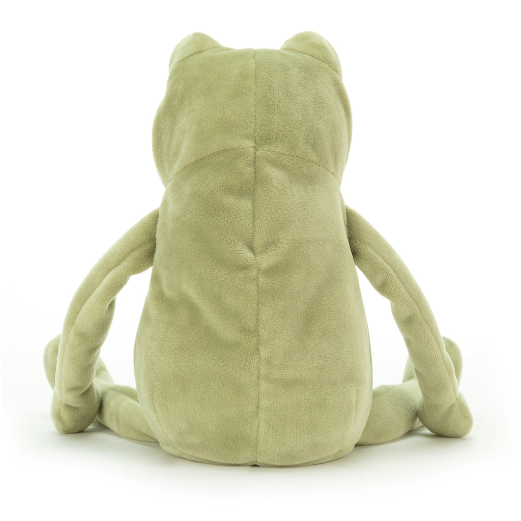 Back of Jellycat Fergus Frog.