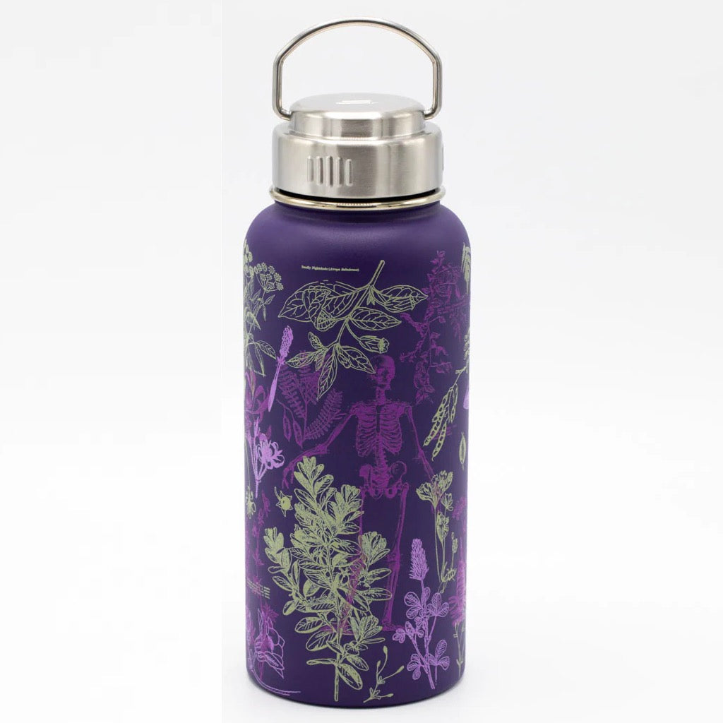 Back of Poisonous Plants 32 oz Stainless Steel Bottle.