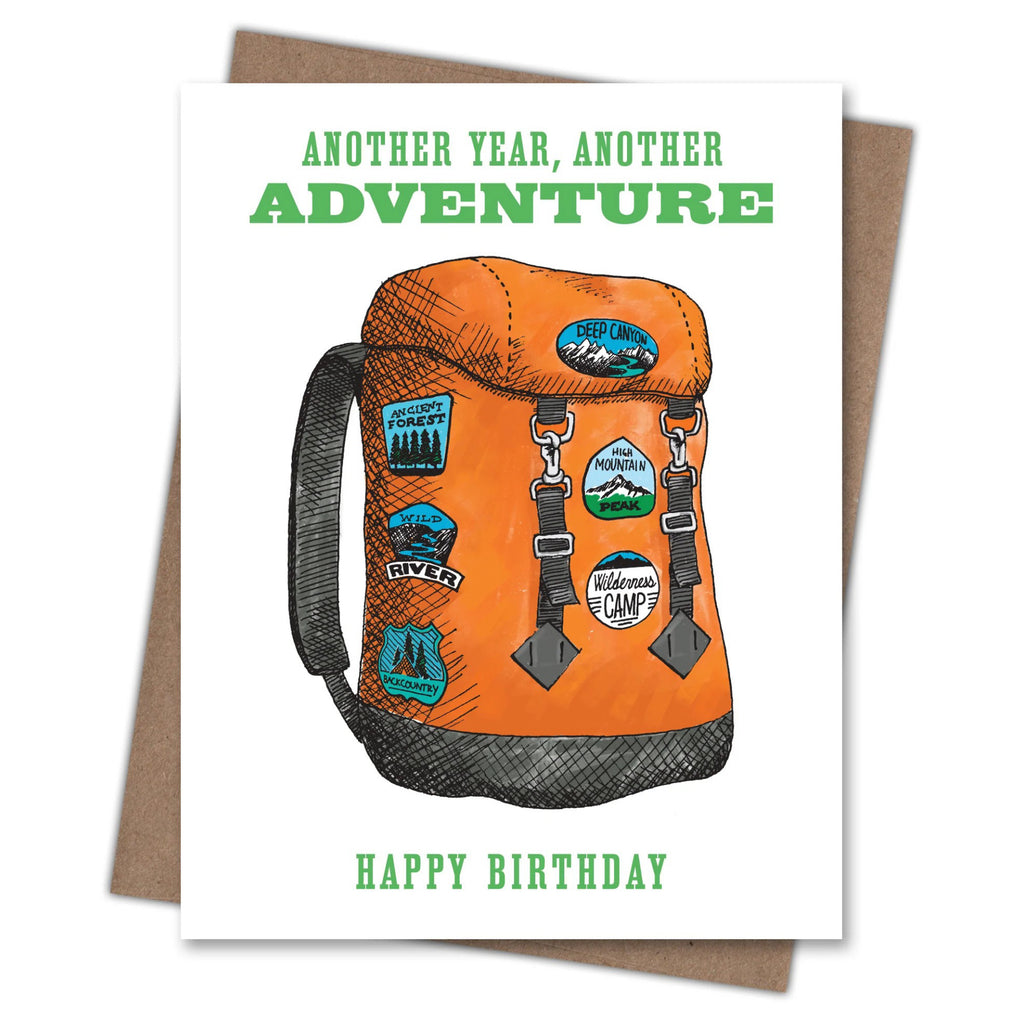 Backpack Adventure Birthday Card