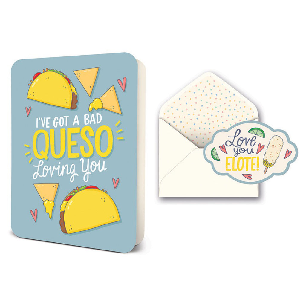 Bad Queso Loving You Card Envelope