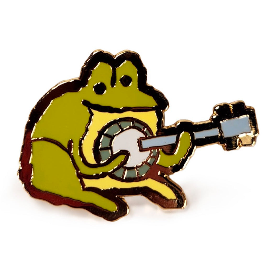 Banjo Frog Pin.
