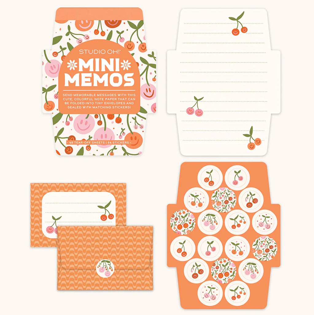 Be All Smiles Mini Memo with Stickers contents.