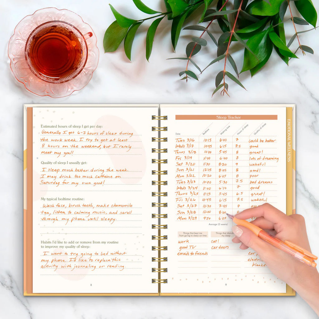 Be Kind To Yourself Guided Journal inside.
