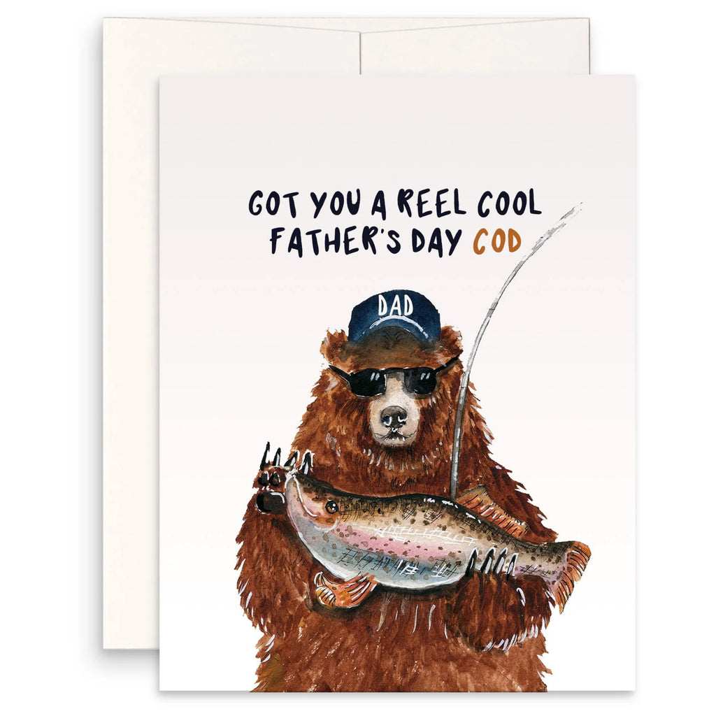 Bear Fathers Day Cod Card.