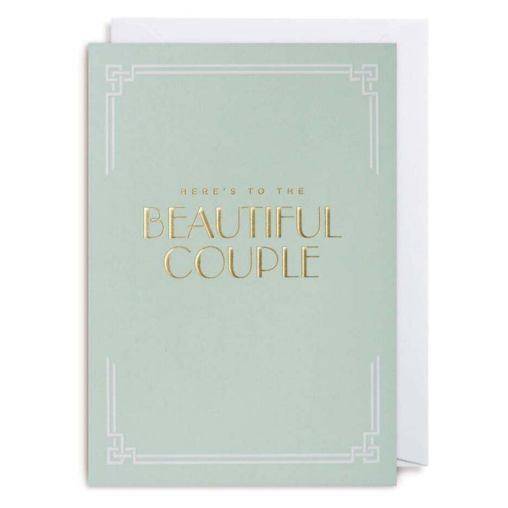Beautiful Couple Wedding Card.