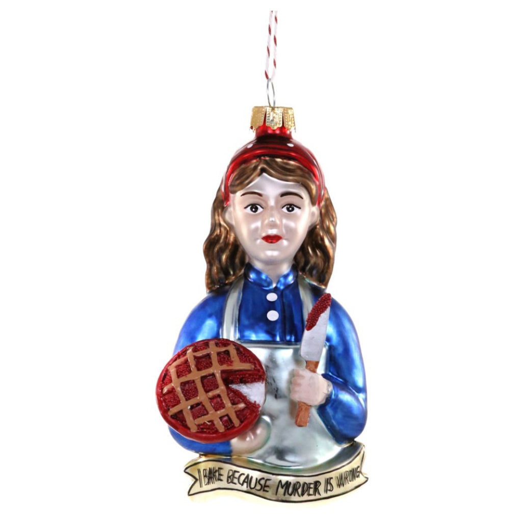 Because Murder Is Wrong Ornament