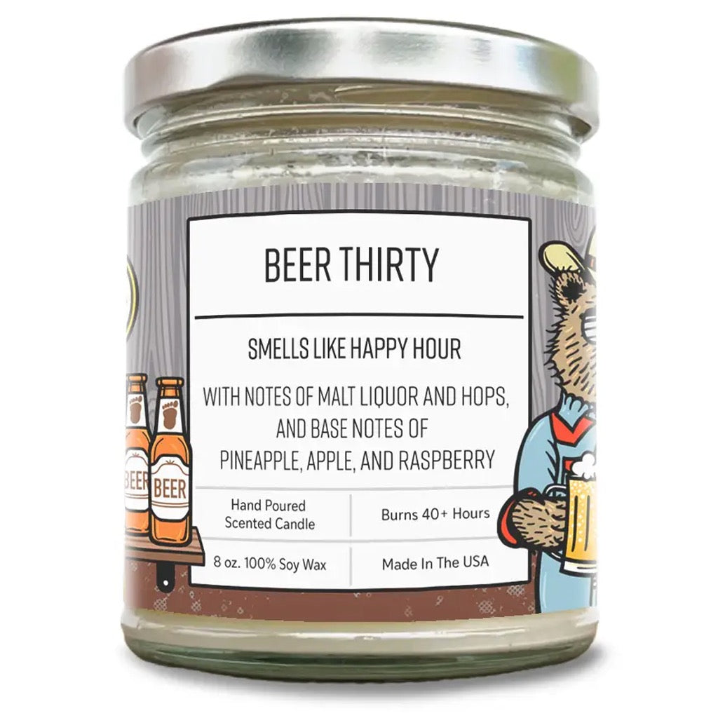 Beer Thirty 8oz Soy Candle.